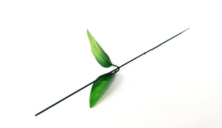 Ножка 42см с листом розы   