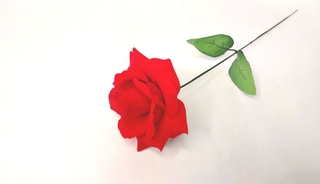 Одиночная бархатная роза 