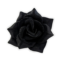 Роза бархатная углом чёрная  