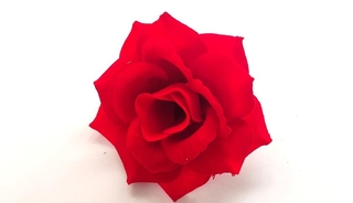 Роза бархатная 12см  №5024